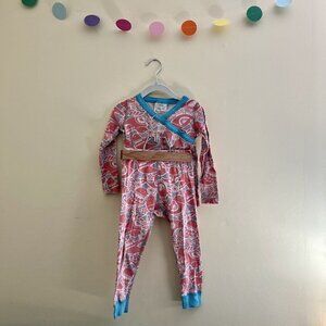 Hanna Andersson Organic Kimono Long Sleeve Pajamas